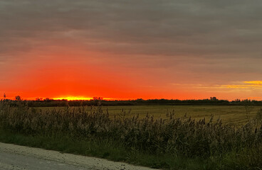 Sunrise in the south of France