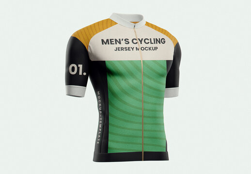 Men's Cycling Jersey Mockup
