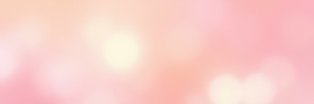 Soft pink bokeh background creates a dreamy atmosphere perfect for creative projects and events