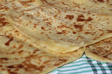 Moroccan Msemmen Close Up