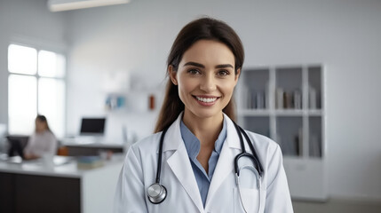 female doctor in hospital