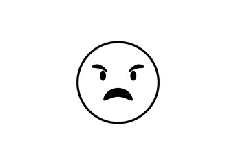 emoji icon logo png design template vector illustration outline