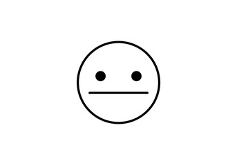 emoji icon logo png design template vector illustration outline