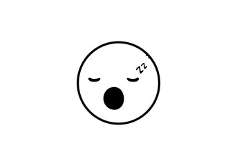 emoji icon logo png design template vector illustration outline