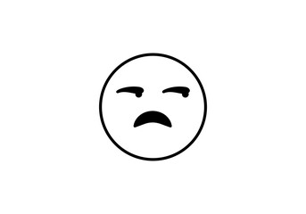 emoji icon logo png design template vector illustration outline