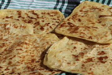 Moroccan Msemmen Close Up