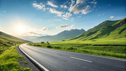 Fototapeta premium road in mountains13