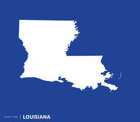 U.S states map. State of Louisiana vector map. you can use it for any needs.	