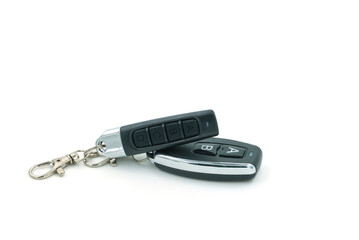 Remote control on a white background