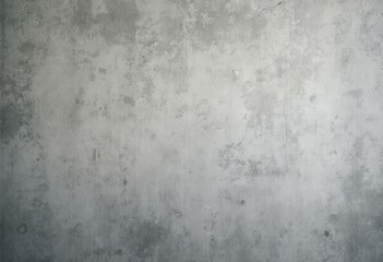 Fototapeta premium Textured gray concrete wall with visible cracks and patches creating a rustic appearance