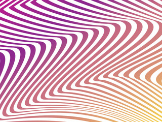 White background with colorful abstract wave lines pattern. Vector abstract flowing gradient isolated on white background for design element in concept technology, music, science, etc,