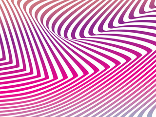 White background with colorful abstract wave lines pattern. Vector abstract flowing gradient isolated on white background for design element in concept technology, music, science, etc,