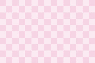 ピンクのかわいい市松模様背景