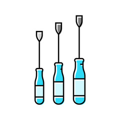 screwdrivers car repair tool color icon vector. screwdrivers car repair tool sign. isolated symbol illustration