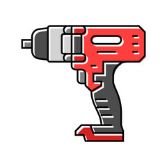 impact wrench car repair tool color icon vector. impact wrench car repair tool sign. isolated symbol illustration