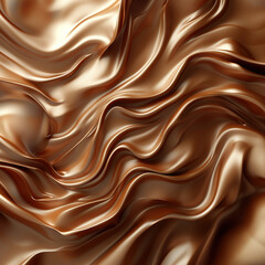 liquid chocolate, caramel or cocoa illustration