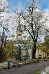 Obraz premium Church of St. Nicholas the Wonderworker in Sofia, Bulgaria
