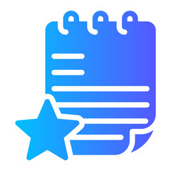 star gradient icon