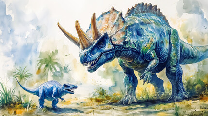 tyrannosaurus dinosaur illustration