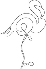 hand drawn sketch of a bird