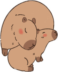 Fototapeta premium Capybara fantasy 