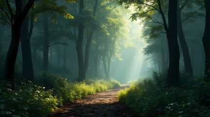 Obraz premium I have a forest, and it is my home, I live in it all my life