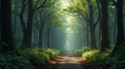 Obraz premium I have a forest, and it is my home, I live in it all my life