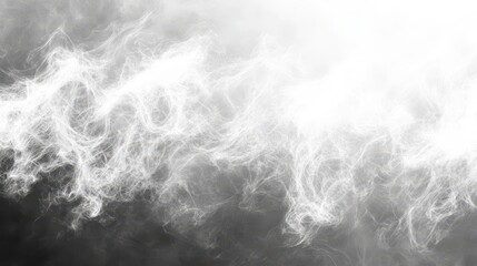 Soft White Clouds on Smooth Background
