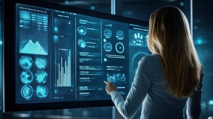 Modern User Interface with Data Visualization