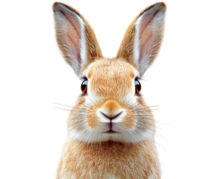 a close up of a rabbit