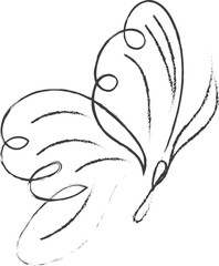 hand drawn sketch of bird