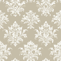luxury damask seamless pattern.