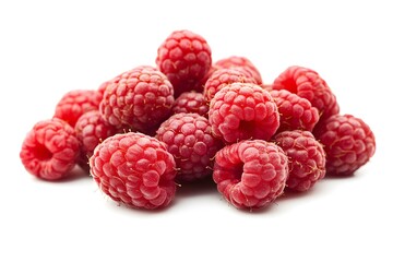 Close Up of Red Raspberries