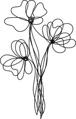 vector illustration of a flower
