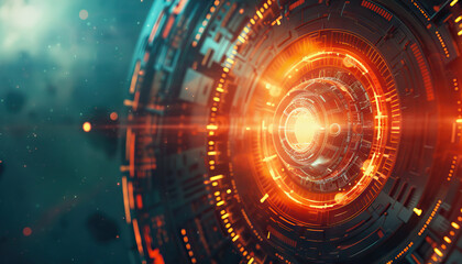 Obraz premium A sci-fi adventure following a group of space archaeologists uncovering a long-lost alien artifact that holds the key to unlocking the secrets of the universe.