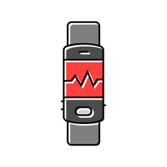 ankle weights fitness tool color icon vector. ankle weights fitness tool sign. isolated symbol illustration