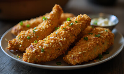 Almond Crusted Chicken Tenders