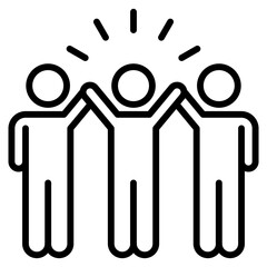 Motivate the team single icon