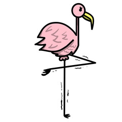 フラミンゴの努力