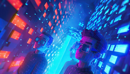 Pixelated Portal: Two gamers discover a glitch in their favorite video game that transports them into the digital world, where they must level up, solve quests, and defeat bosses to return home