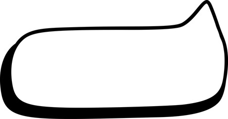 Blank speech bubble vector ideal for creating dialogue, questions, or exclamations in comics, social media, or educational materials