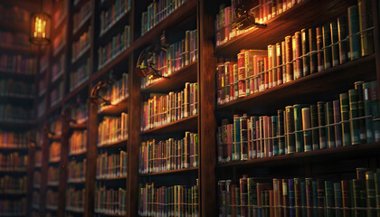 Midnight Library: A librarian discovers that books come to life after hours in a mysterious library, and must protect the magical world within from a threat that could destroy it all