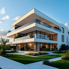 Modern Building 3D Illustration