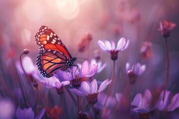 Butterfly on flower