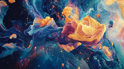 Embark on a mesmerizing psychedelic voyage through space with captivating visuals and colors