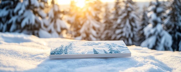 Winter-Themed Business Card