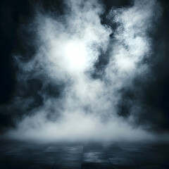 Fototapeta premium Dark Foggy Background Illustration