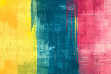 Abstract Texture Background Yellow Teal Pink