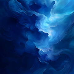 Fototapeta premium Abstract Blue Swirls Background Image