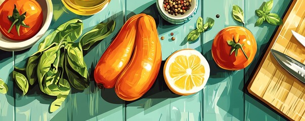 A Winter-Themed Cooking Class Flyer